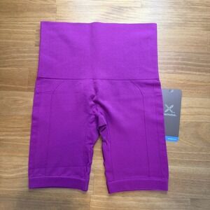 NEW Homma Seamless High Waist Biker Shorts Purple Small NWT
